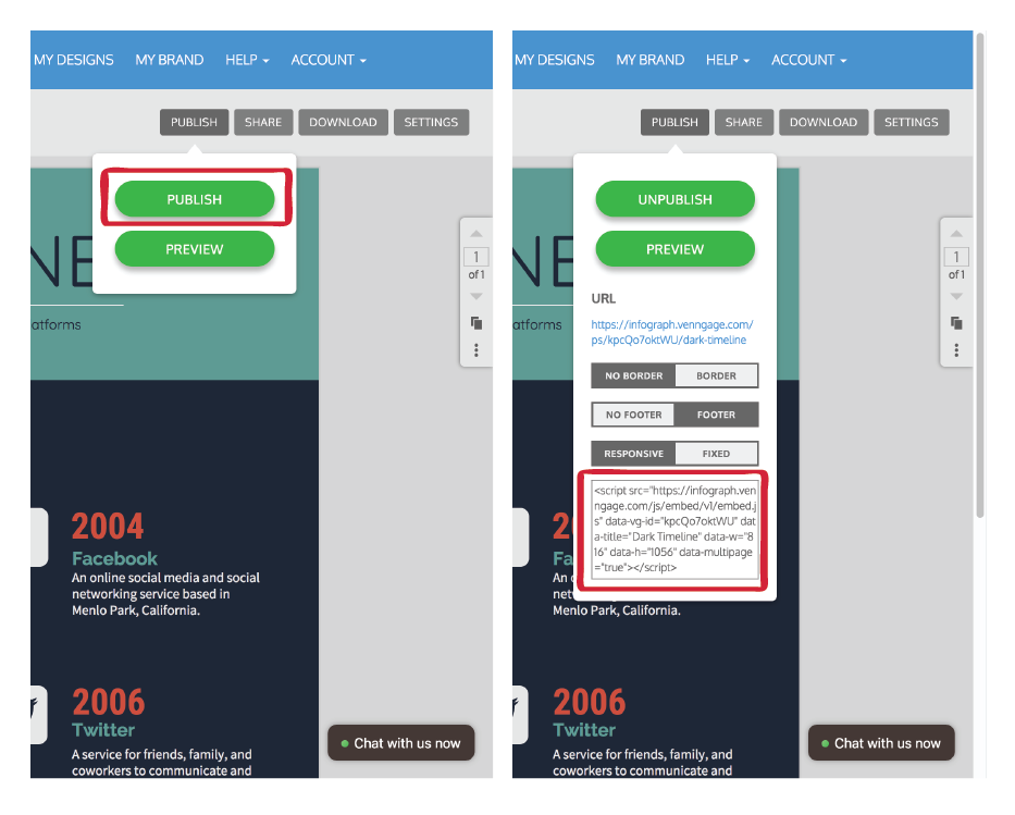 infographic timeline documents