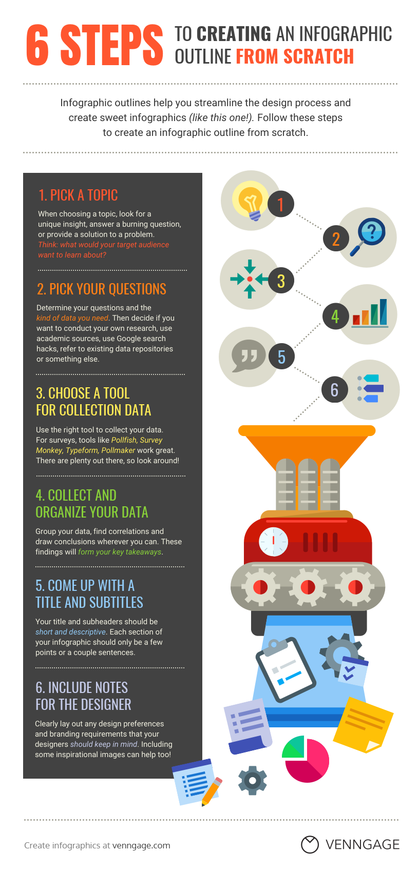 process infographic template