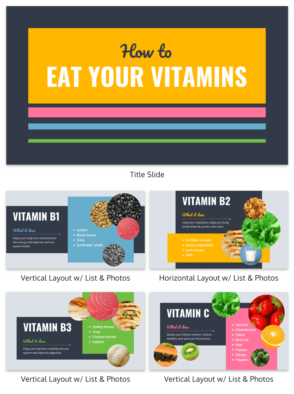 Nutrition Creative Presentation Template
