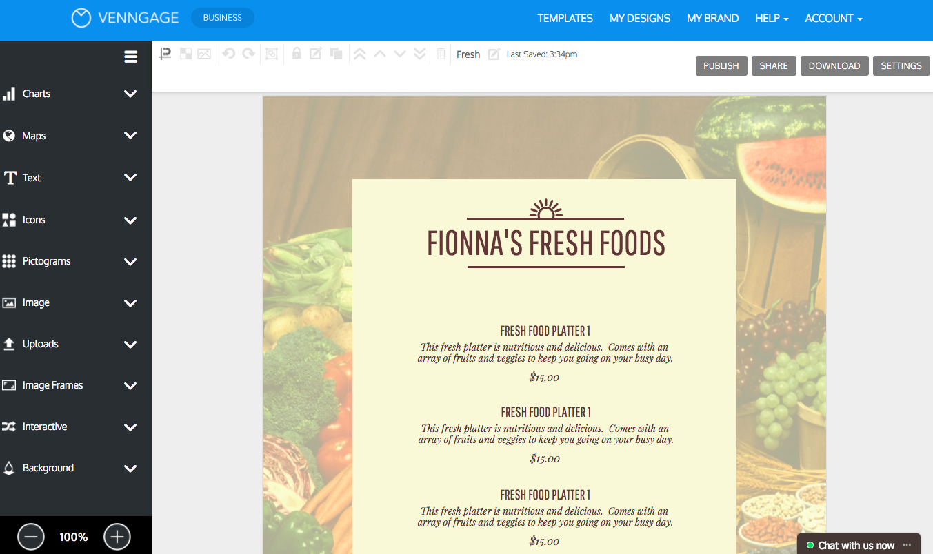 Online Menu Maker - Make a Menu With Venngage