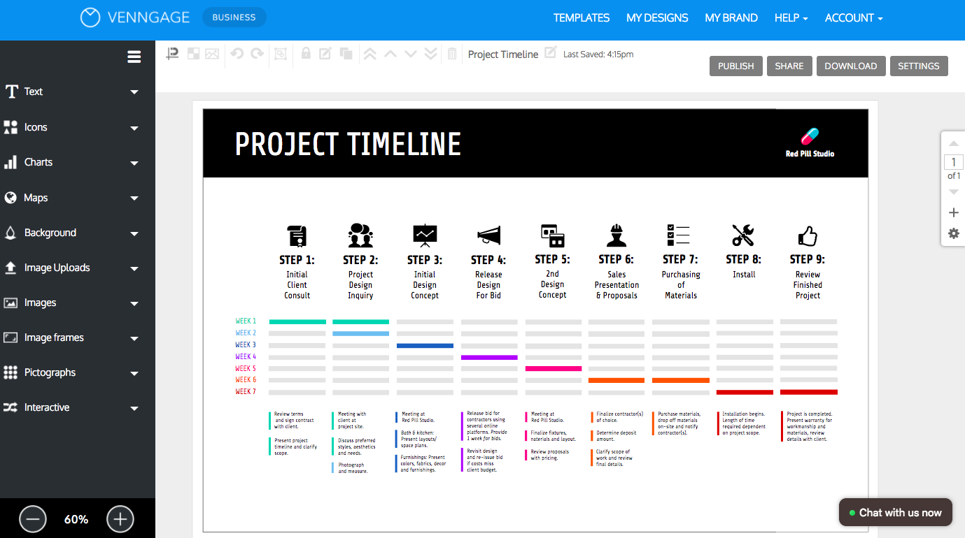 Online Roadmap Maker Create A Roadmap Template Venngage