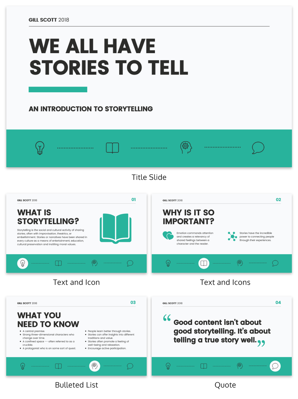 Storytelling Business Presentation
