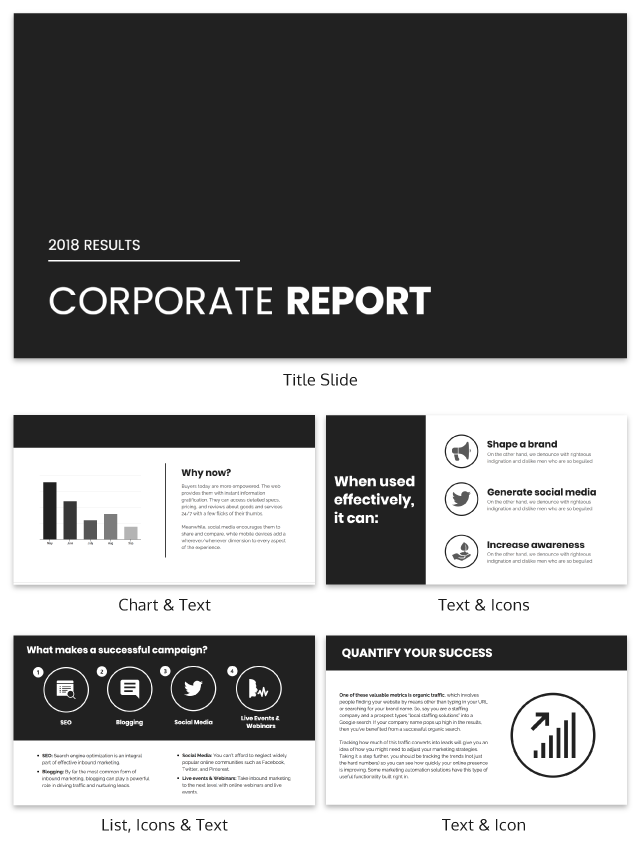 Chart Presentation Design