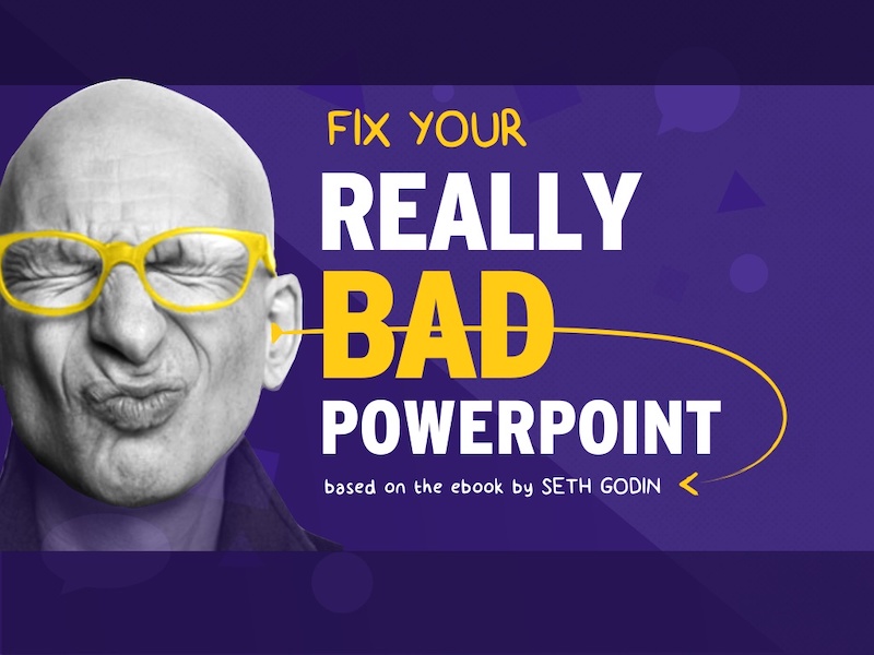 Purple Seth Godin Presentation Ideas