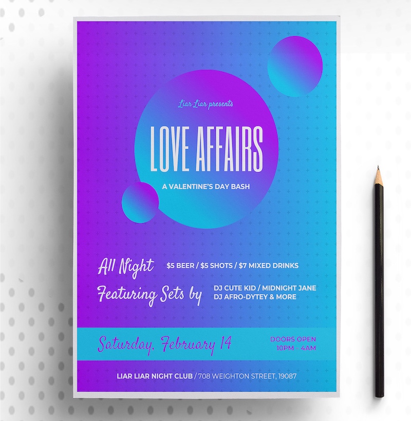 Top 10 Creative Valentine S Day Flyers To Build Hype Flyer Templates Design Tips Venngage