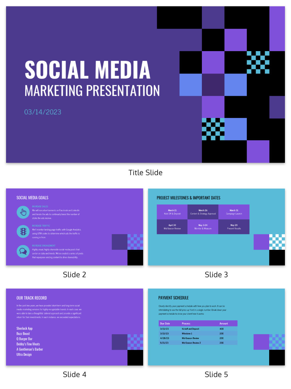 persuasive presentation format