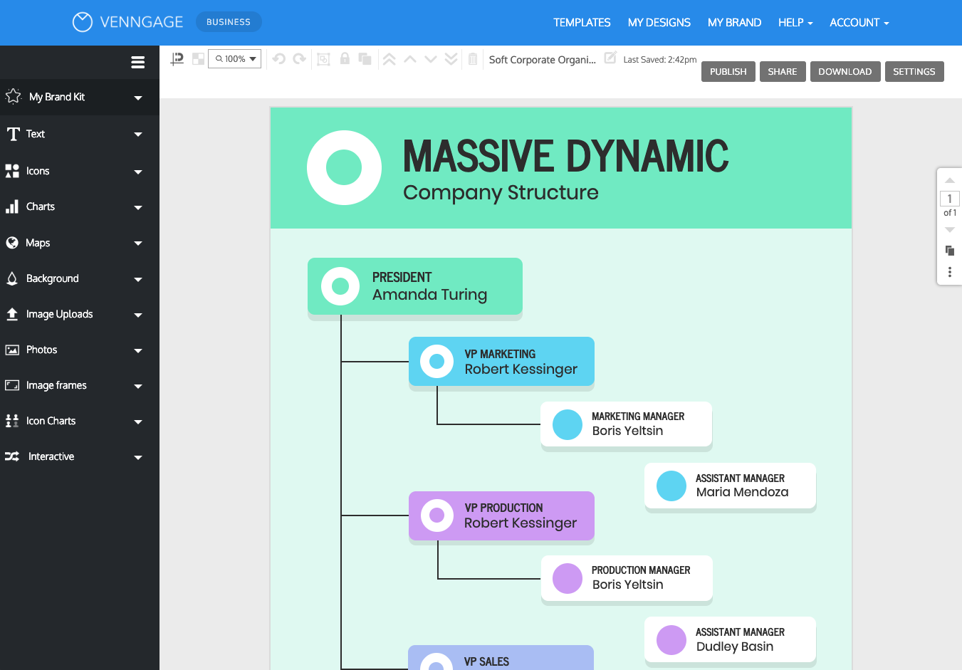 Corporate Org Chart Software