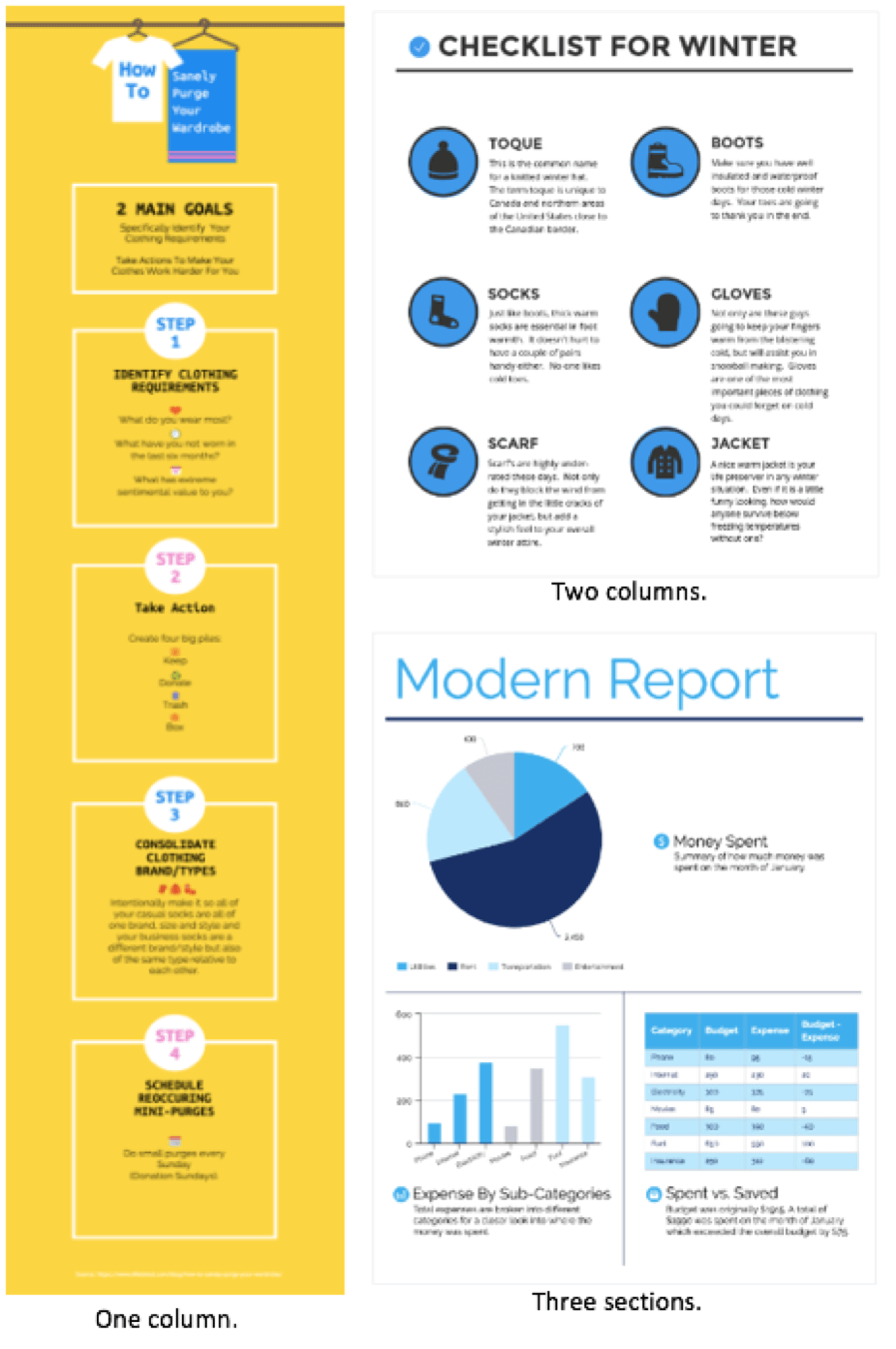 infographic layout