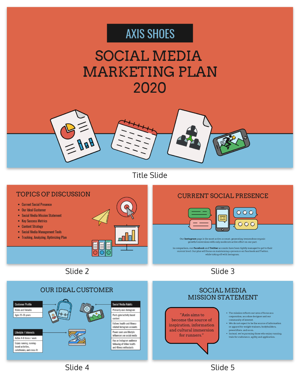 Social Media Marketing Presentation Template
