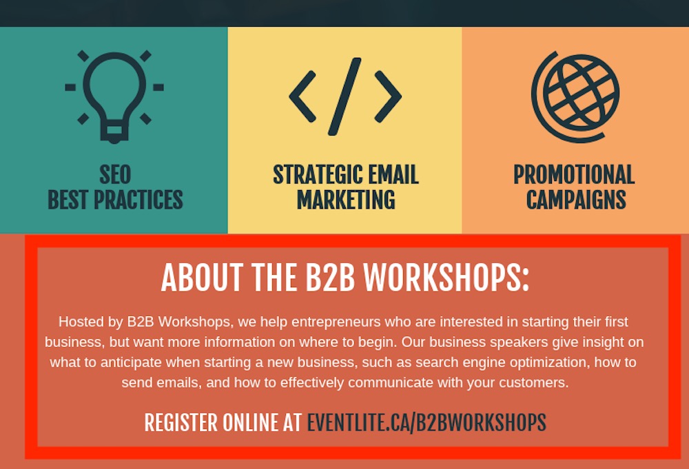 Business Entrepreneur Workshop Event Poster Design Template2