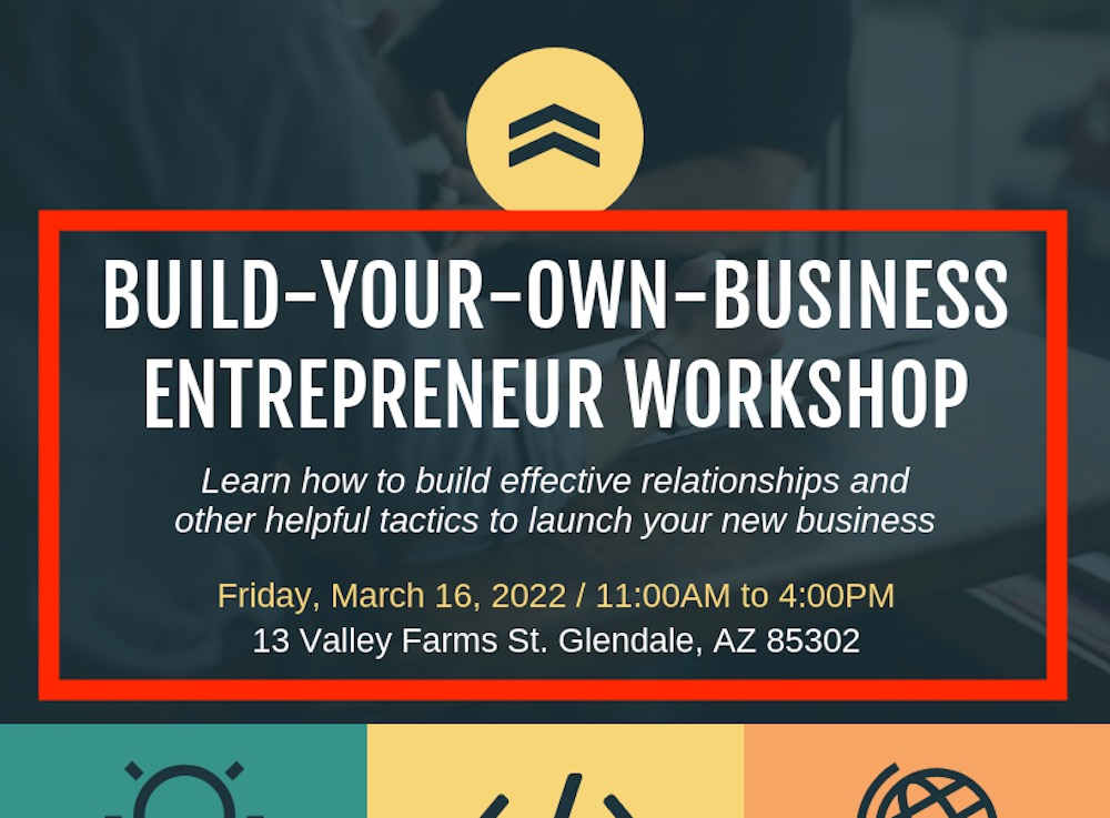 Business Entrepreneur Workshop Event Poster Design Template3