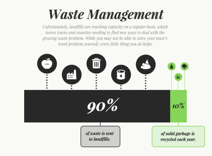 Waste Management Infographic Template