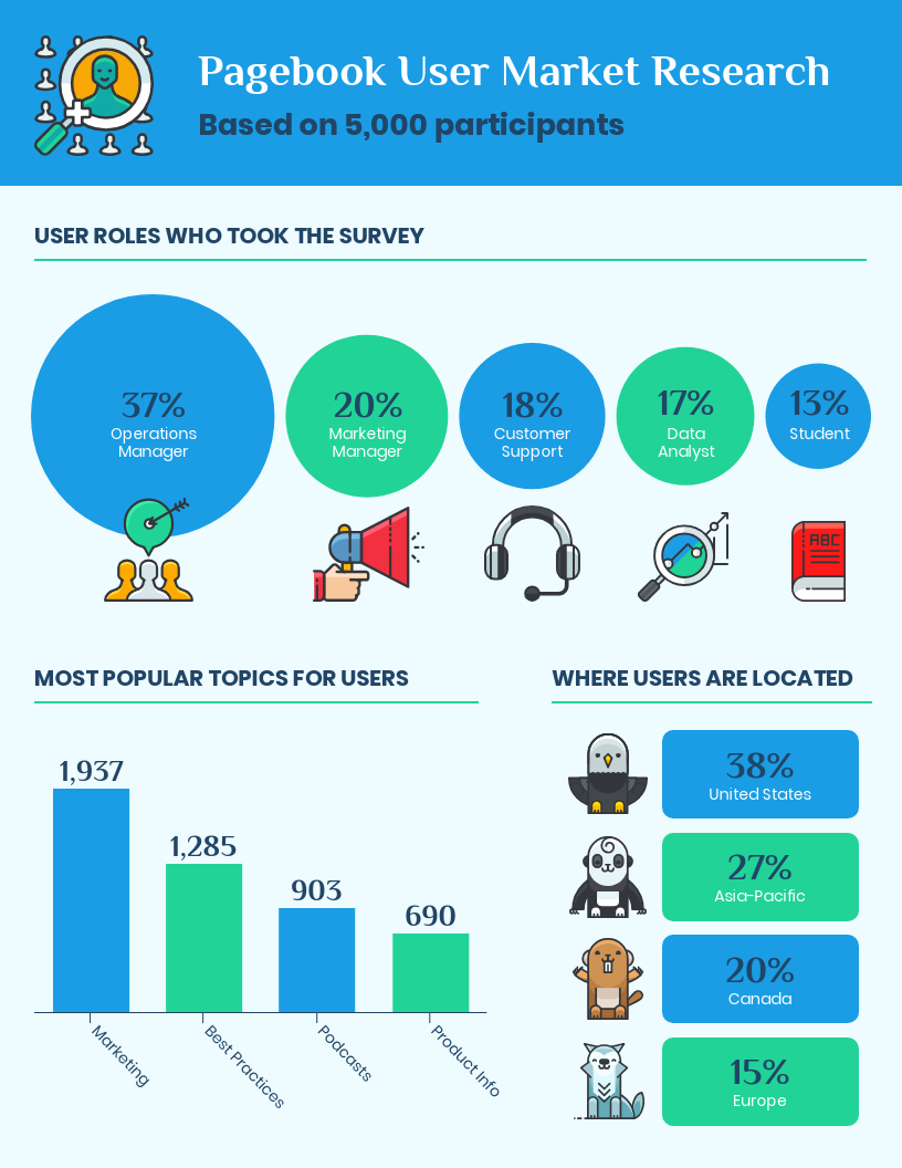 Research Infographic User Market Survey