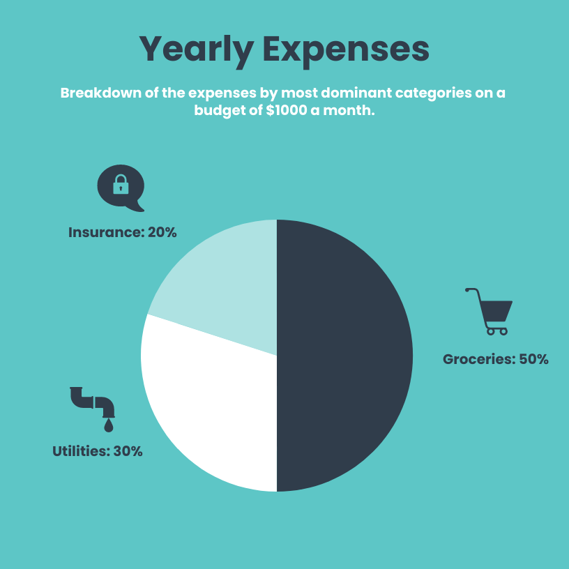 Blue Pie Chart Infographic