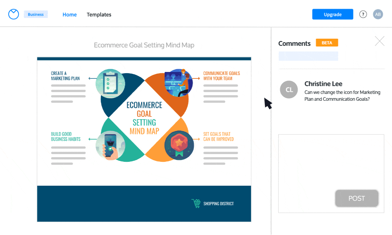 Venngage Real-time Collaboration Tools