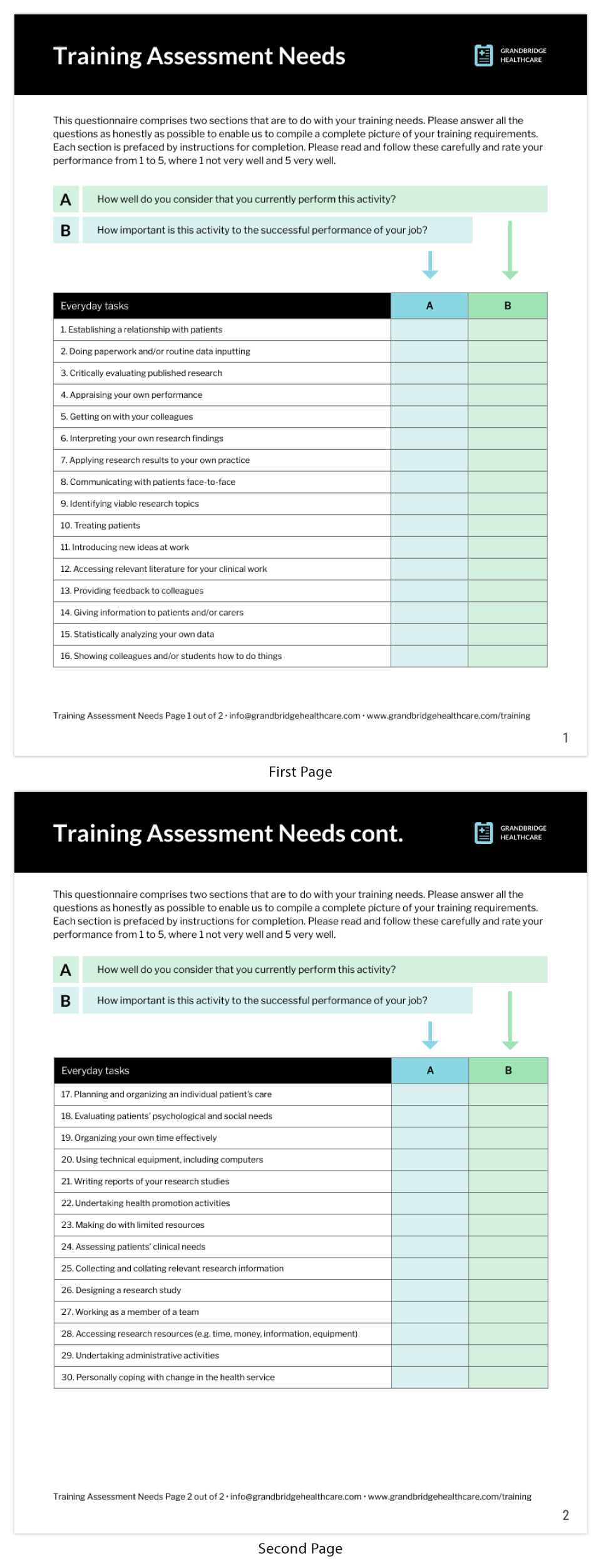 training participation