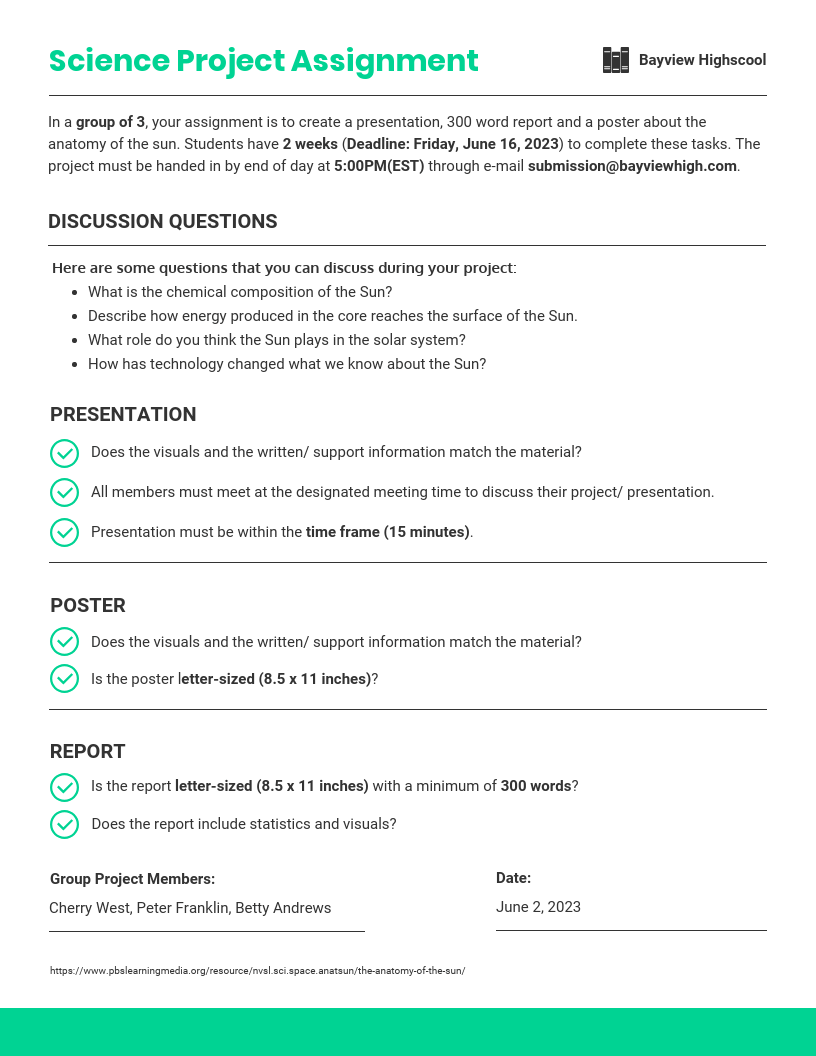 Course Design Template Word