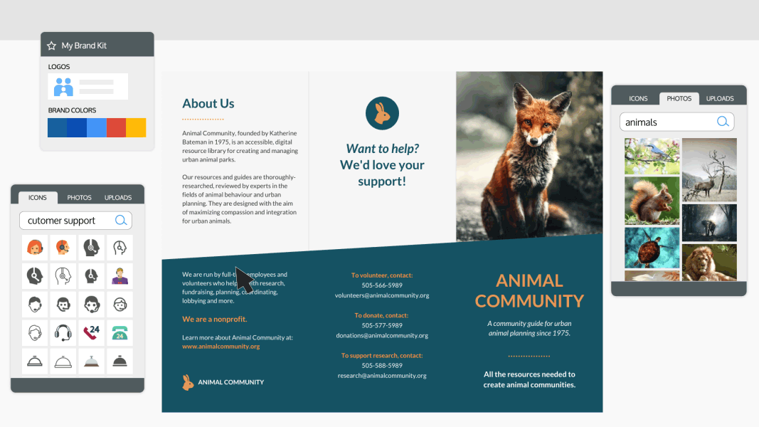 Free Brochure Maker Create A Brochure Online Brochures Design 