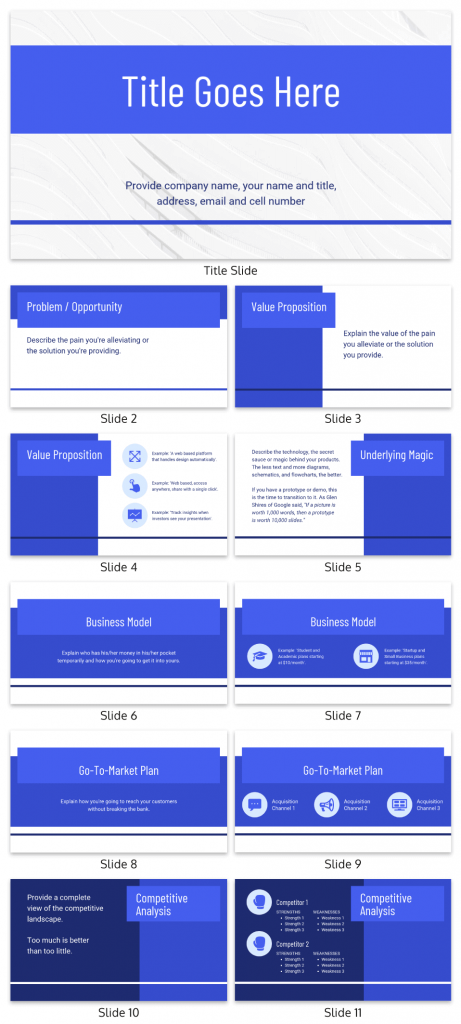 Blue Guy Kawasaki Sales Deck Template