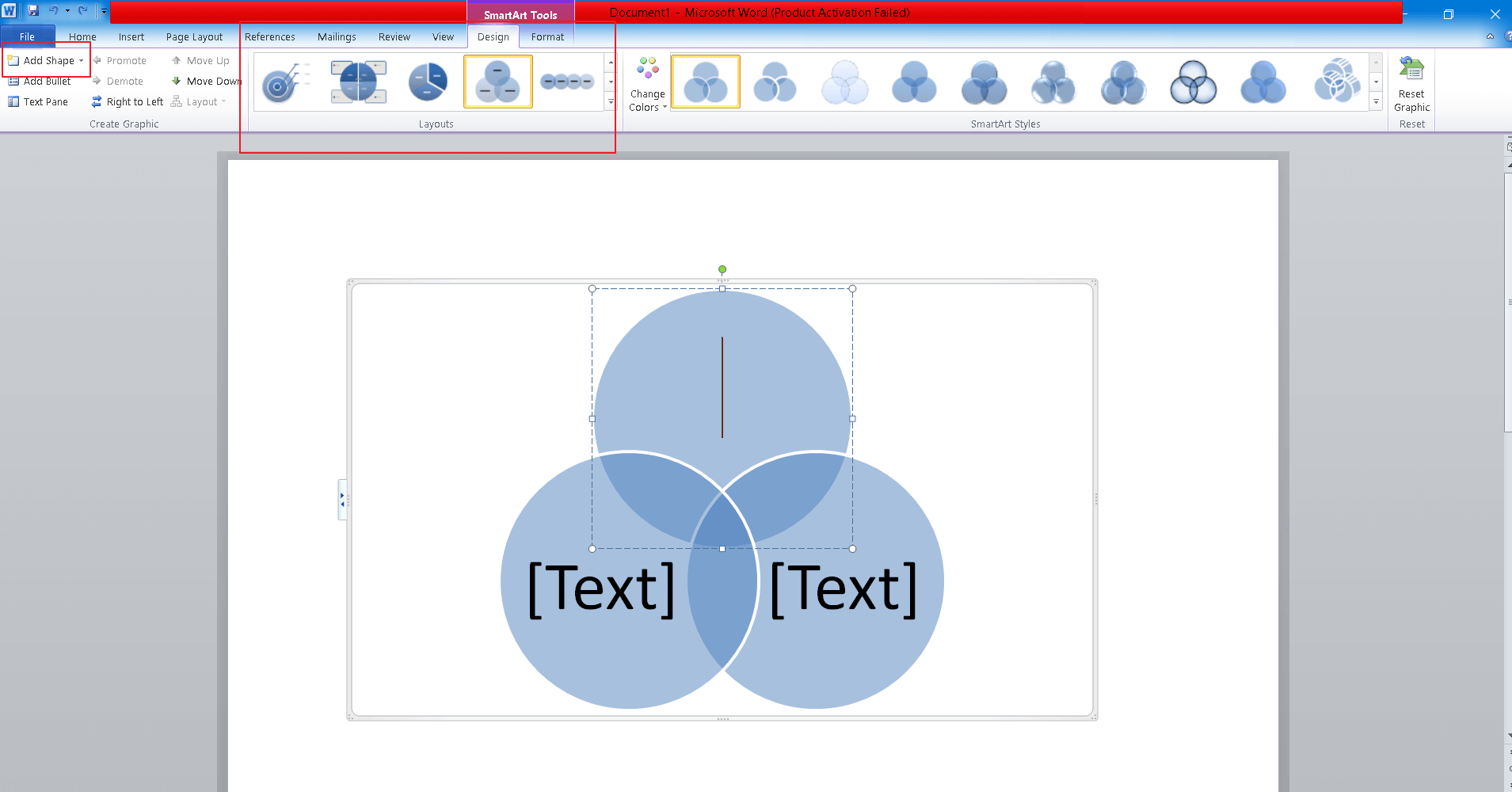 Making A Venn Diagram On Word