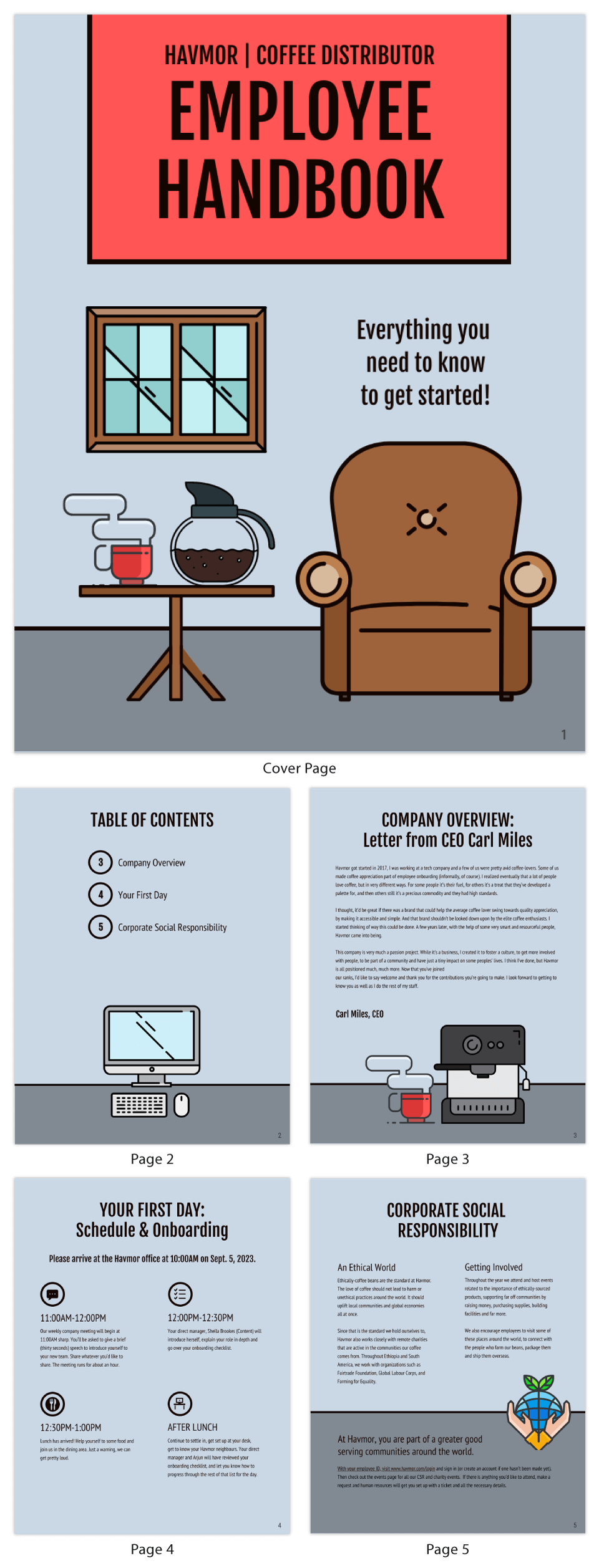 training manual template