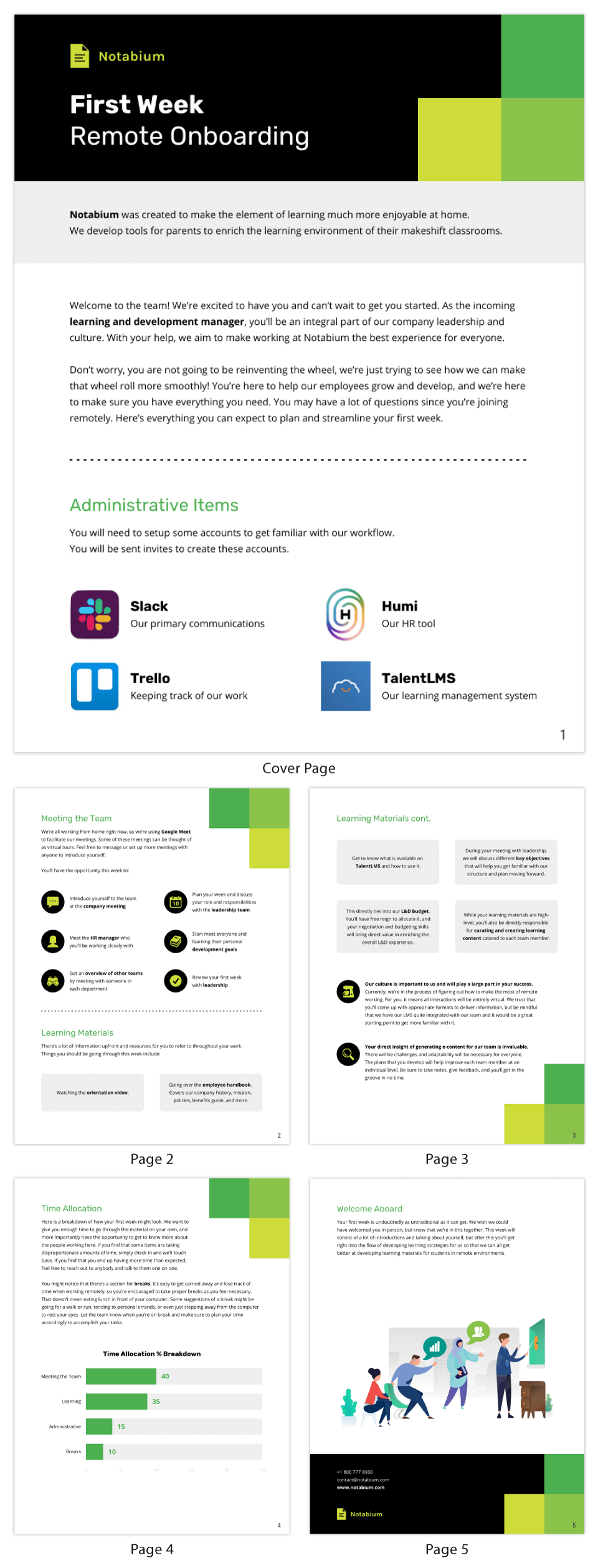 training manual template