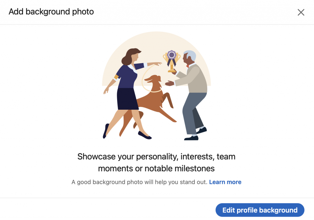 How to add or change your background photo on LinkedIn 2