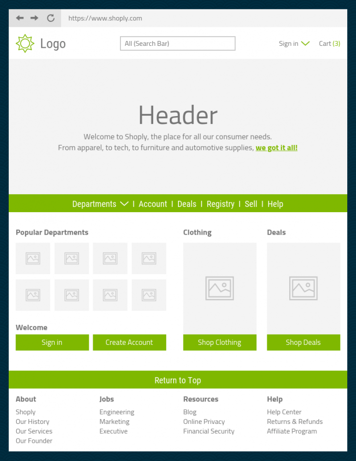 10+ Wireframe Examples To Spark Your Inspiration - Venngage