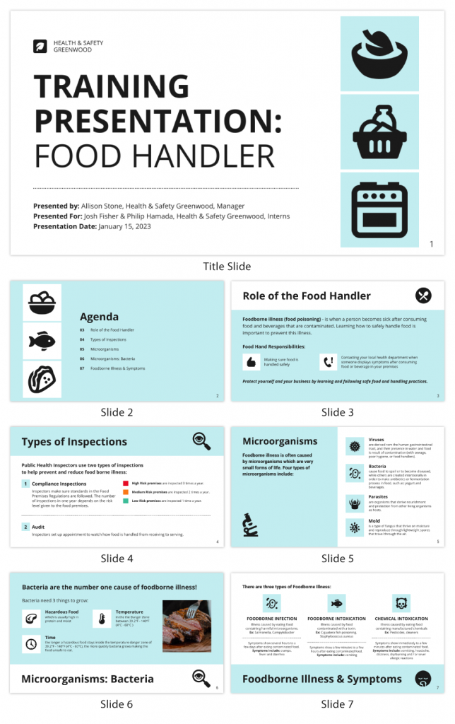 type of presentation data