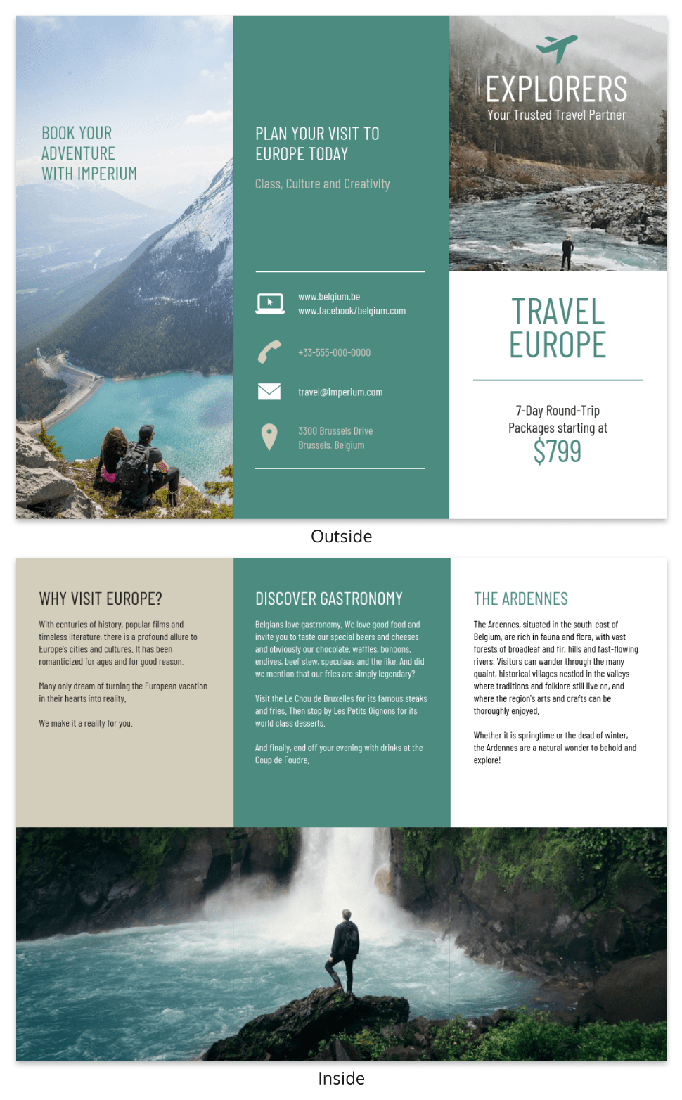 17 Travel Brochure Examples For Travel Tourism 17 Travel Brochure Examples For Travel Tourism