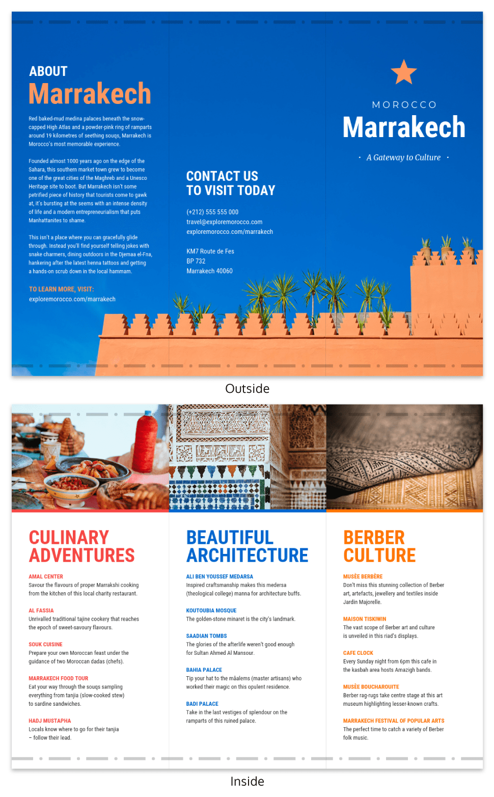 know how tours brochure