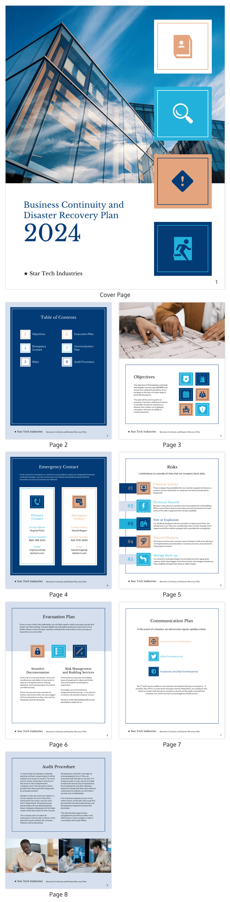 Business Continuity and Disaster Recovery Plan Template