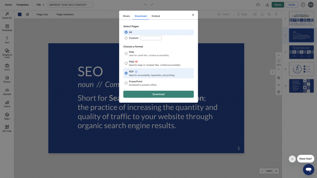 SEO Strategy Business Presentation
