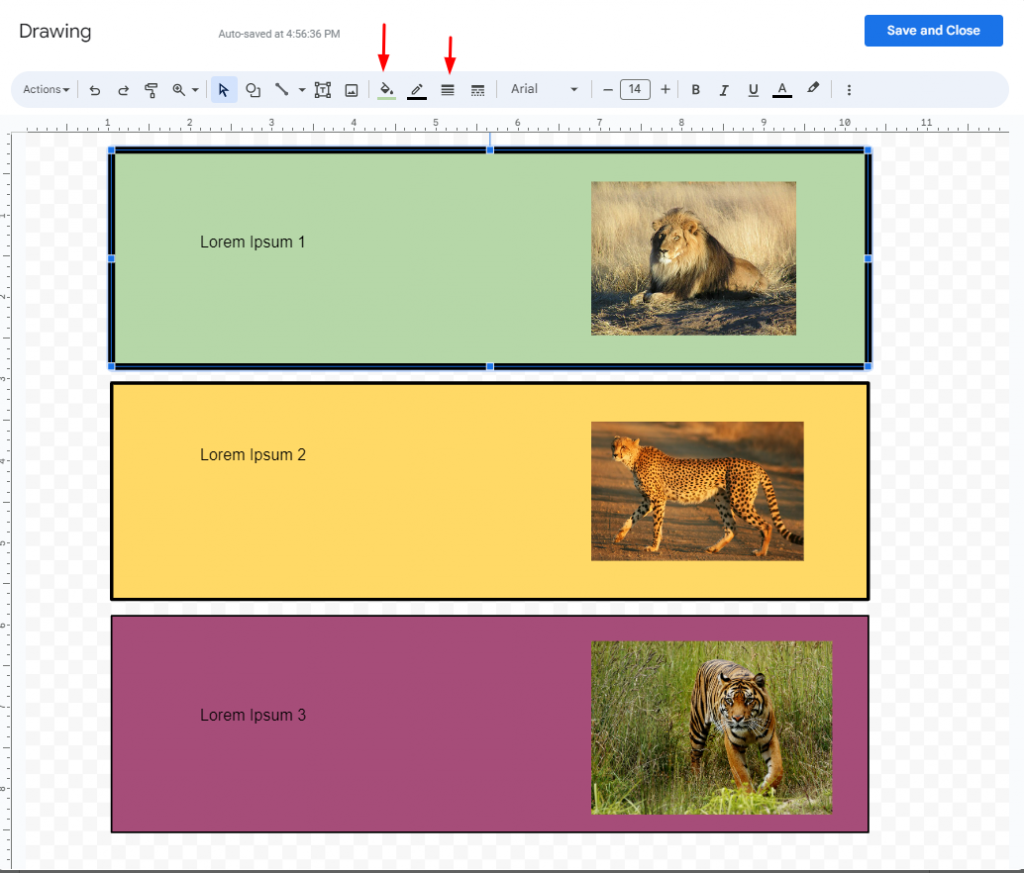 google docs customization options