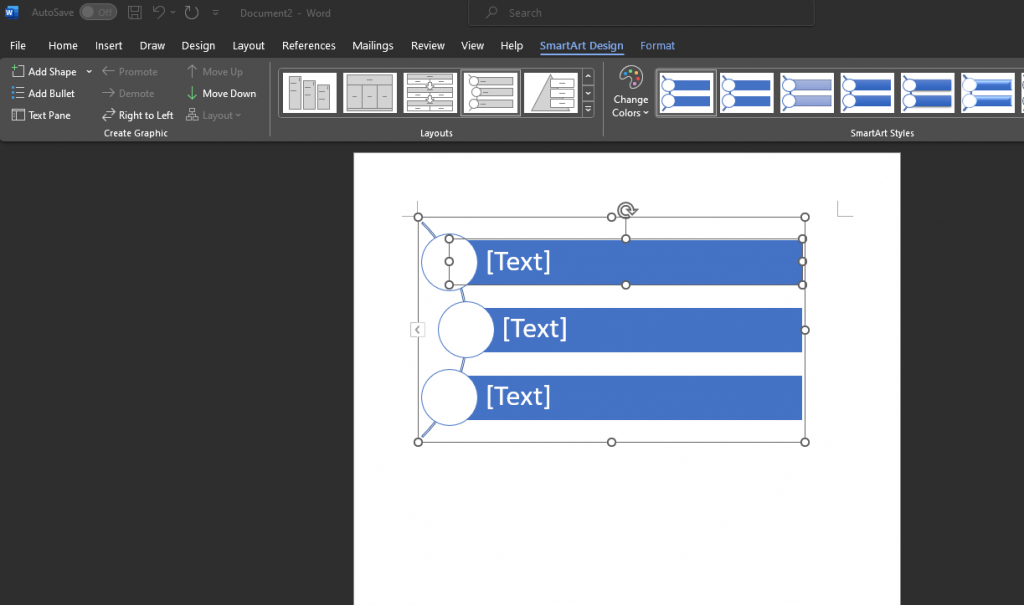 list infographic in word 