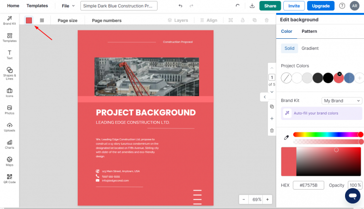 How to Write a Construction Proposal - Venngage
