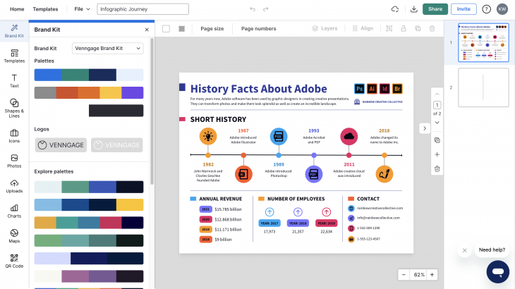 Timeline Word Color In Free Timeline Templates for Word (+ How to Make One) - Venngage