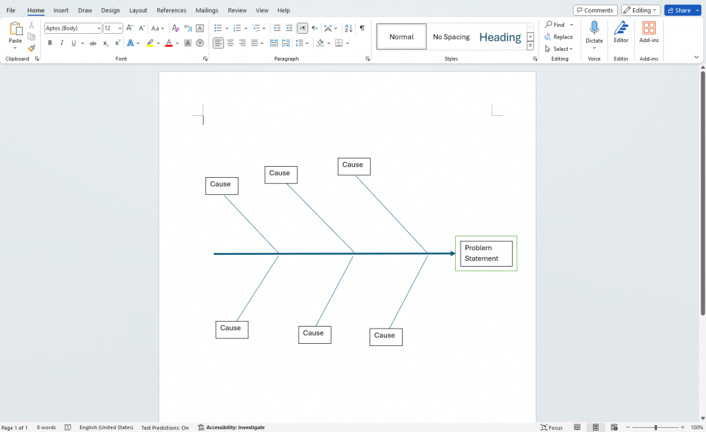 complete fishbone diagram