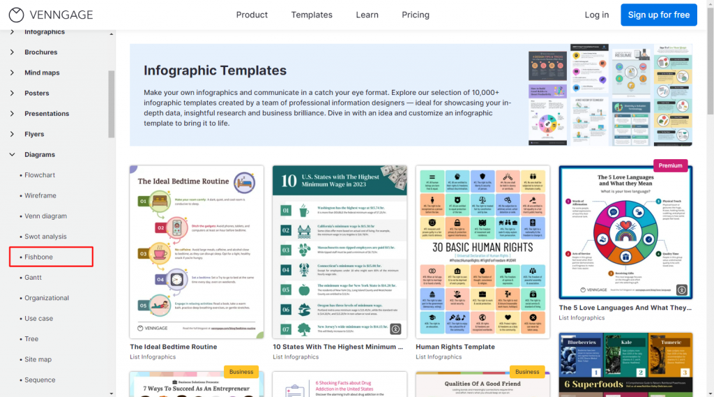 diagram templates venngage