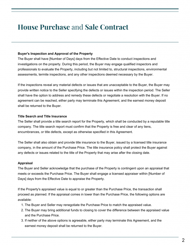 Land Purchase Agreement Form with Templates Venngage
