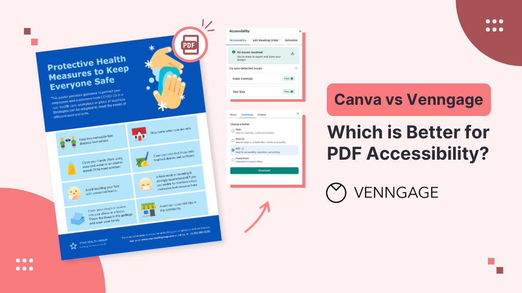 canva vs venngage: which is better for PDF accessibility?