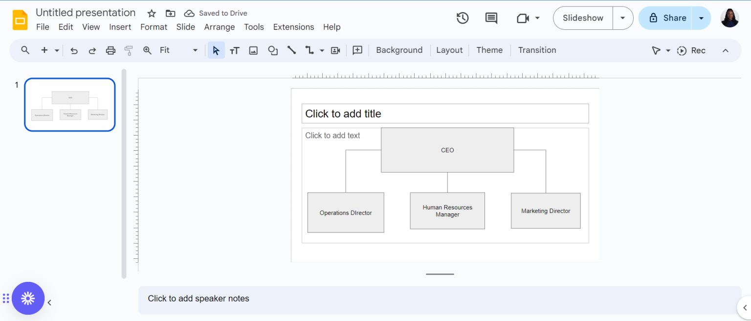 How to Create an Organizational Chart in Google Slides (2026) - Venngage
