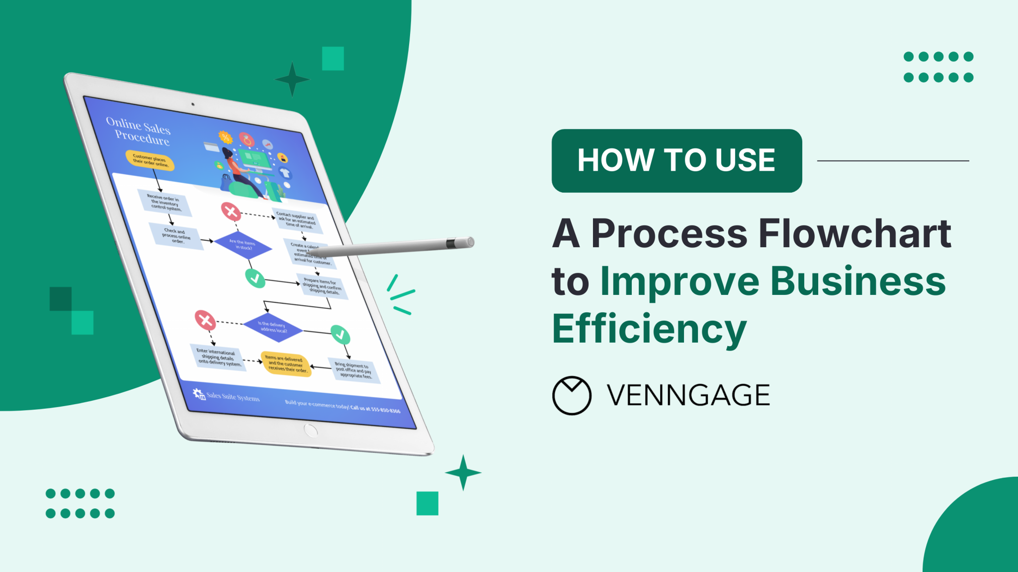 How to Use Process Flowcharts to Improve Business Efficiency Venngage