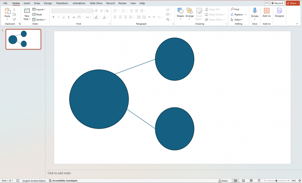 concept map branches powerpoint