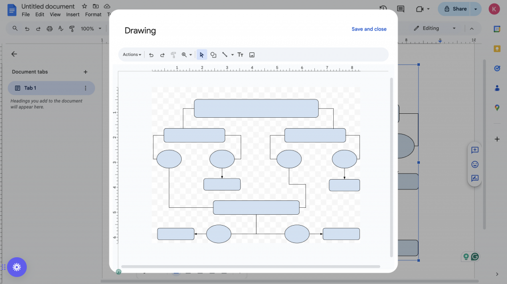 Screenshot 5: Connecting Nodes With Lines