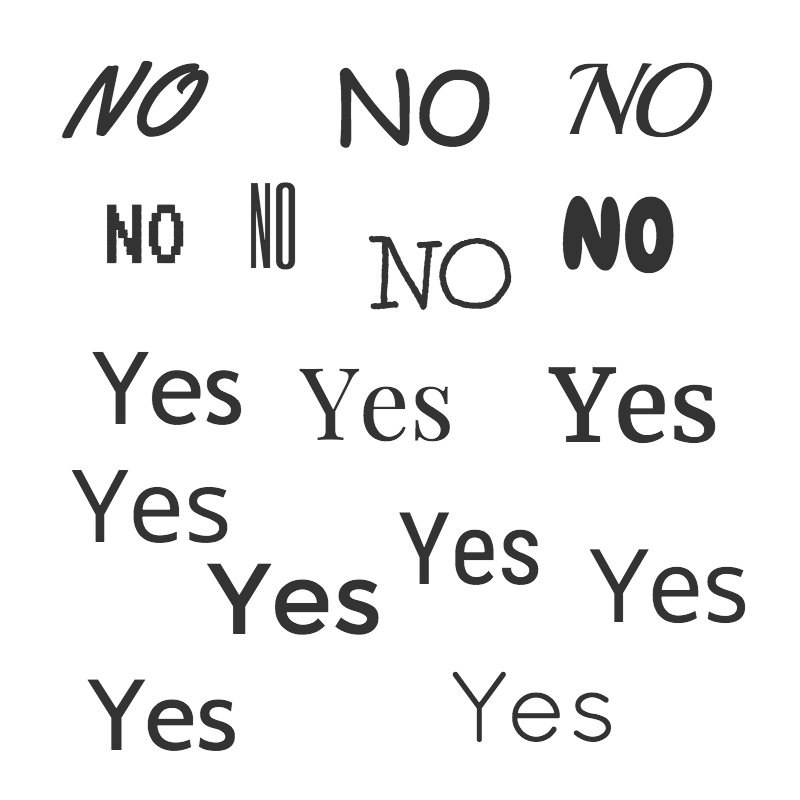 how to use fonts in design