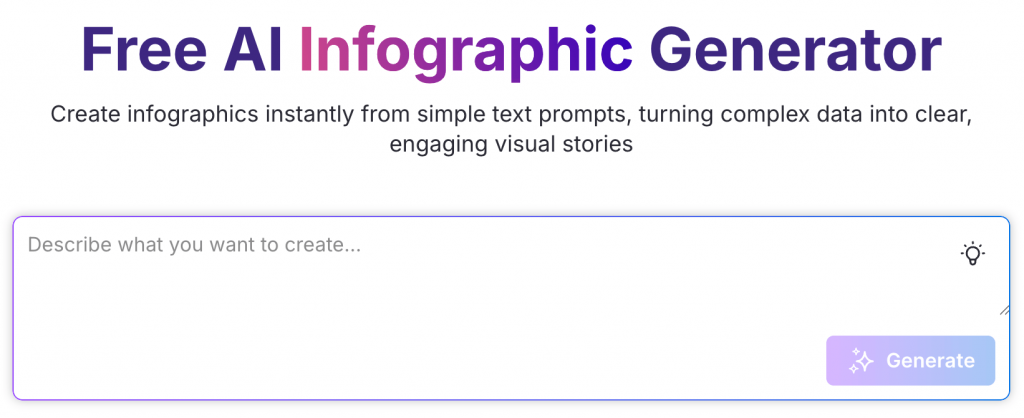 Venngage AI infographic generator