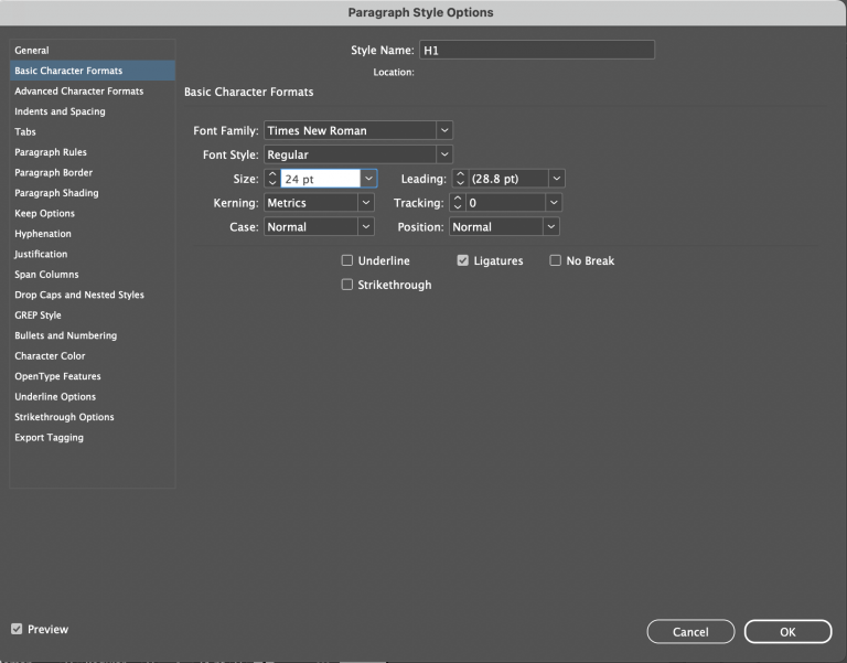 Indesign Contents View How To Make A Table Of Contents In Indesign