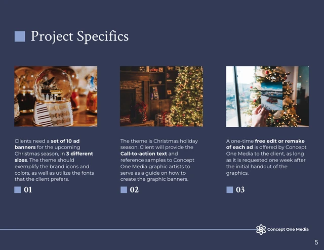 Simple Graphic Design Proposal Template
