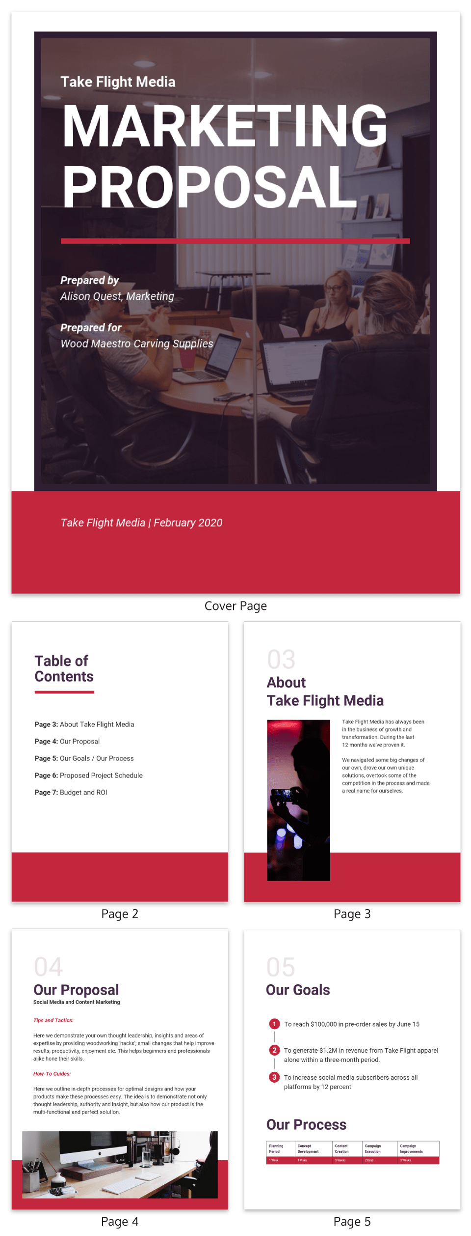 Professional Marketing Proposal Template

